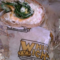 Photo taken at Which Wich? Superior Sandwiches by Lisa E. on 9/27/2014