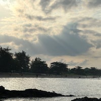 Photo taken at Tanjung Balau Beach by Amer S. on 8/29/2023