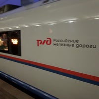 Photo taken at Поезд № 753 «Сапсан» Санкт-Петербург — Москва by Андрей П. on 10/3/2018