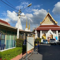 Photo taken at Wat Khrueawan Worawihan by สันติธร ย. on 6/17/2021