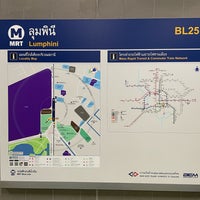 Photo taken at MRT Lumphini (BL25) by สันติธร ย. on 11/1/2022