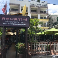 Снимок сделан в Aquatini Riverside Restaurant &amp;amp; Bar пользователем สันติธร ย. 8/15/2019