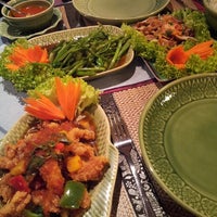 Photo taken at Lan Xang Thai Restaurant by Tina F. on 12/30/2014