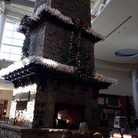 Photo taken at Memorial City Mall Fireplace by Libia G. on 12/3/2013