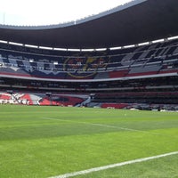 Photo taken at Estadio Azteca by Jaume R. on 5/18/2013