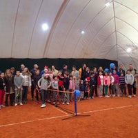 Photo taken at Beogradski teniski klub by Sofija A. on 12/24/2017