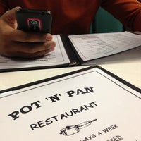 Photo taken at Pot N&amp;#39; Pan Restaurant by Tyler L. on 2/2/2013