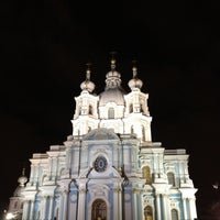 Photo taken at Smolny Cathedral by Юлия 💝 Б. on 4/27/2013