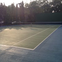 Photo taken at LDD&amp;#39;s Tennis Court (Land Development Department&amp;#39;s Tennis Court) by Nana on 1/7/2014