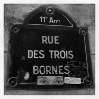 Photo taken at Rue des Trois Bornes by Ar T. on 11/24/2012