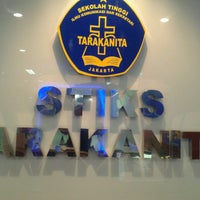 Photo taken at Tarakanita School of Business Communication and Secretarial Studies-Thamrin City by Yuli K. on 2/25/2013