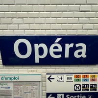 Photo taken at Métro Opéra [3,7,8] by しょう on 1/13/2024