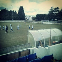 Photo taken at Chertsey Town FC by Pete H. on 9/8/2013