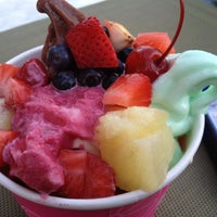 Photo taken at Eddie&amp;#39;s Frozen Yogurt by Steven B. on 3/13/2012