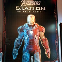 Photo taken at S.T.A.T.I.O.N. (The Avengers Exhibition) by S P. on 10/6/2014