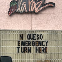 Photo taken at La Paz Mexican Restaurant by Greg D. on 2/9/2020
