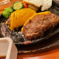 Photo taken at Ishigamaya Hamburg Steak by hideyuki i. on 11/27/2021