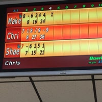 Photo taken at Buffaloe Lanes South Bowling Center by Chris B. on 7/26/2015