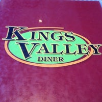 Photo taken at Kings Valley Diner by Daniela on 1/18/2013