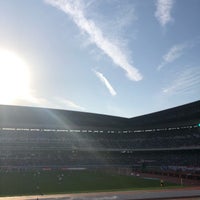 Photo taken at Nissan Stadium by kaori n. on 12/1/2018