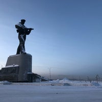 Photo taken at Памятник &amp;quot;Алёша&amp;quot; г.Североморск. by Катерина Ч. on 12/29/2017