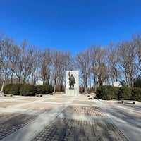 Photo taken at Theodore Roosevelt Island Memorial Plaza by Andrei G. on 2/5/2022