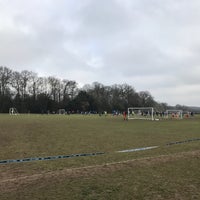 Photo taken at Chorleywood Common Youth Football Club by Adam J. on 2/18/2018
