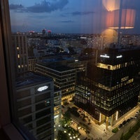 Photo taken at Hilton Warsaw City by Ilya Y. on 8/2/2022