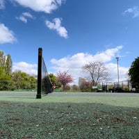 Photo taken at Larkhall Park Tennis Court by Olga on 4/25/2023