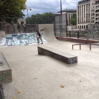 Photo taken at Skatepark de Jemmapes by Rémi P. on 8/22/2014