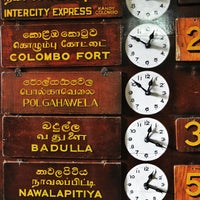 Photo taken at Kandy Railway Station by raymie on 5/4/2013