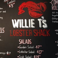 Photo taken at Willie T&amp;#39;s Lobster Shack by Dave T. on 5/7/2014