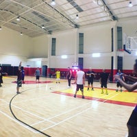 Photo taken at B-pro Basketball Court by SG N. on 9/21/2015