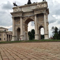 Photo taken at Arco della Pace by Kevin R. on 5/7/2013