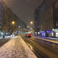 Photo taken at Bílá labuť (tram, bus) by Rusty S. on 2/29/2016