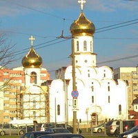 Photo taken at Храм в честь Архистратига Михаила by Анатолий Б. on 5/1/2013