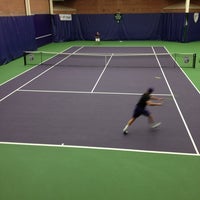 Photo taken at UW Lloyd Nordstrom Tennis Center by Yifan L. on 1/13/2013