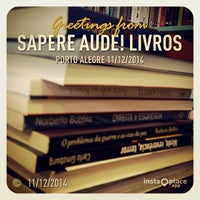 Photo taken at Sapere Aude! Livros by Livraria Sapere Aude - s. on 12/11/2014