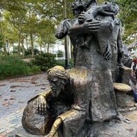 Photo taken at Immigrants Sculpture by Jane on 9/11/2023