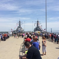 Photo taken at Sullivan&amp;#39;s Pier - NY Fleet Week by Tony Y. on 5/26/2014