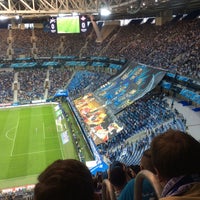 Photo taken at Gazprom Arena by Александр И. on 8/6/2017