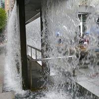 Photo taken at Westlake Park Fountain by Beer J. on 6/14/2014