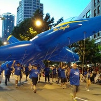 Photo taken at Seafair Torchlight Parade by Beer J. on 7/27/2014