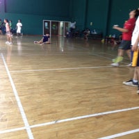 Photo taken at Badminton Court by เจนวิทย์ ศ. on 10/28/2012