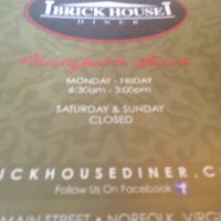 Photo taken at Brickhouse Diner by Lane W. on 8/16/2013
