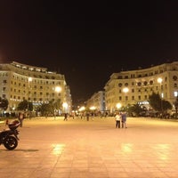 Photo taken at Aristotelous Square by Senol T. on 5/7/2013