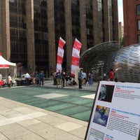 Photo taken at NYU Gould Plaza by Max S. on 5/28/2015