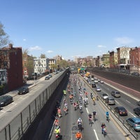 Photo taken at Footbridge over The BQE by Max S. on 5/3/2015