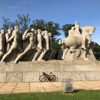 Photo taken at Monumento às Bandeiras by Rogerio M. on 1/25/2021