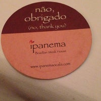 Photo taken at Ipanema Brazilian Steak House by Jeffrey B. on 1/1/2014